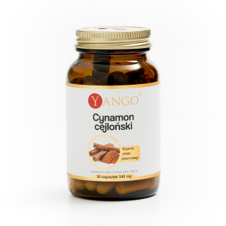 Cynamon cejloński - 90 kaps. Cynamon cejloński - 90 kaps.
