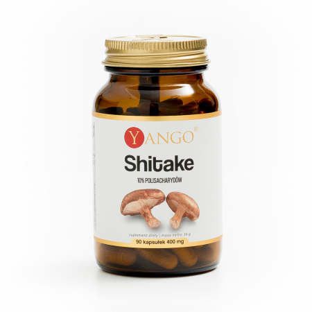Shitake - ekstrakt 10% polisacharydów - 90 kapsułek