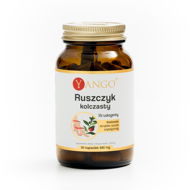 Ruszczyk kolczasty - ekstrakt - 90 kapsułek