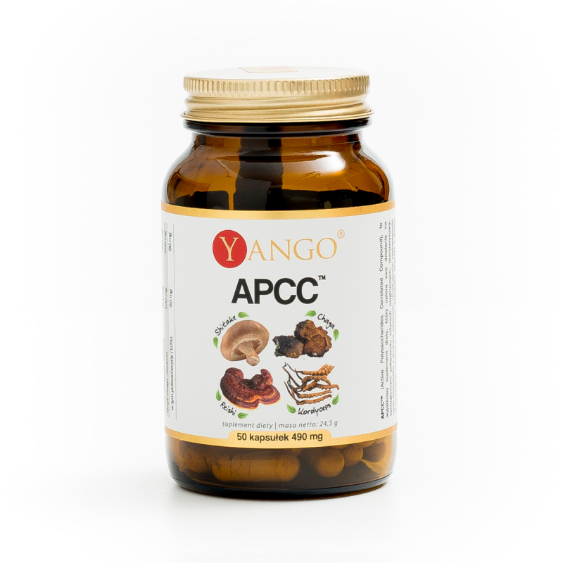 APCC™ - reishi, shitake, kordyceps, chaga - 50 kapsułek