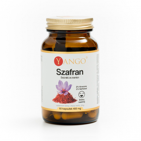 Szafran - ekstrakt ze znamion - 60 kapsułek