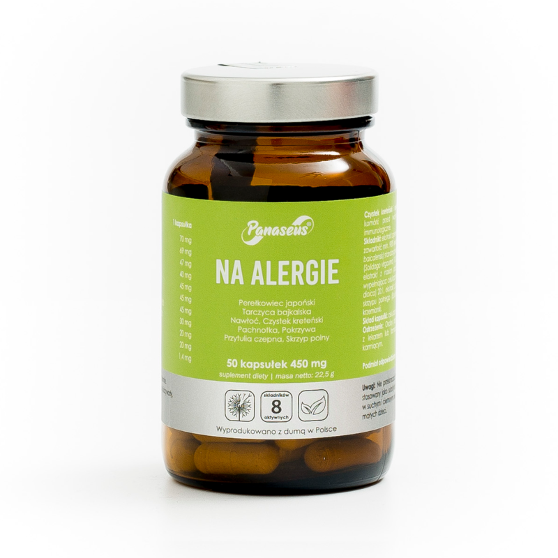 Na alergie - 50 kapsułek - Panaseus