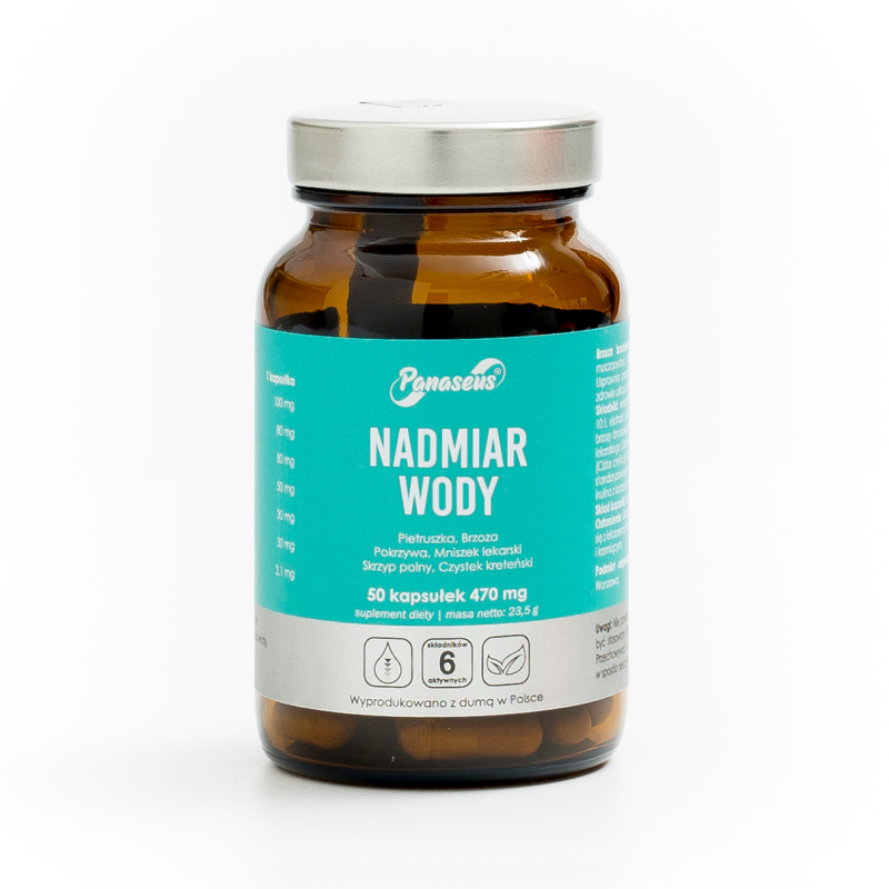 Nadmiar wody - 50 kapsułek - Panaseus