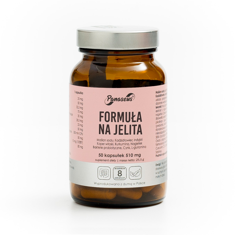 Formuła na jelita - 50 kapsułek - Panaseus