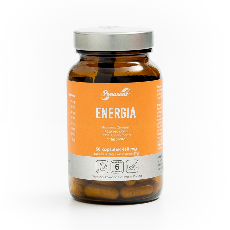 Energia - 50 kapsułek - Panaseus