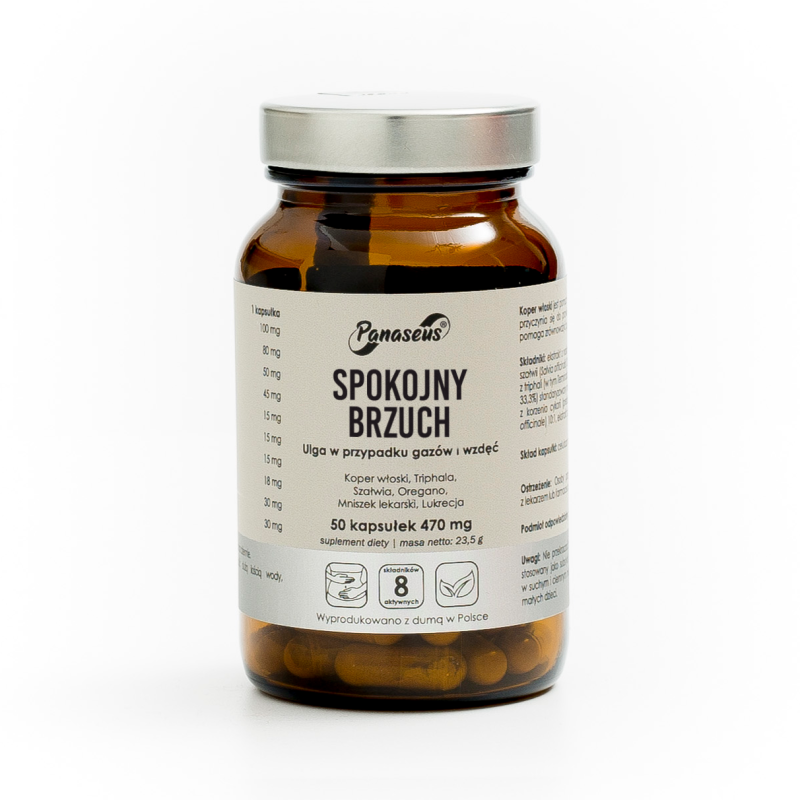 Spokojny brzuch - 50 kapsułek - Panaseus
