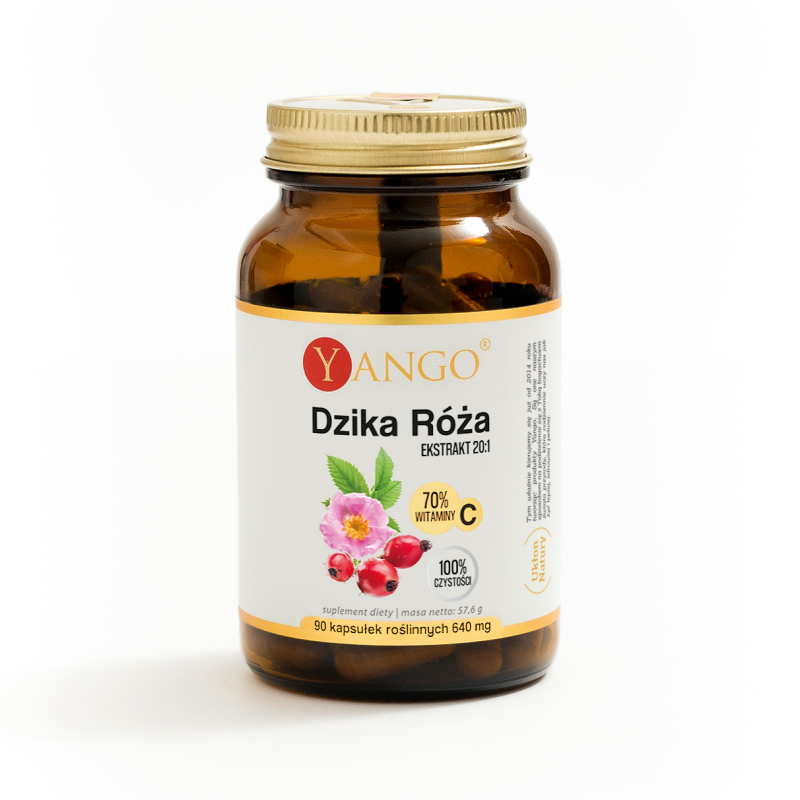 Dzika Róża - ekstrakt - 90 kaps.