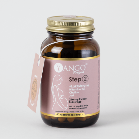 Yango Pregna Step 2 - Suplementy dla kobiet w ciąży i karmiących - 60 kapsułek - YANGO