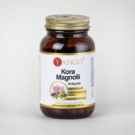 Kora Magnolii - 10% Magnololu - 60 kapsułek