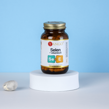 Selen + naturalna witamina E - 90 kapsułek