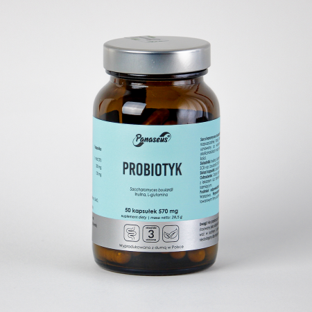 Probiotic Saccharomyces boulardii - 50 capsules.