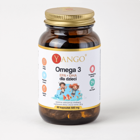 Omega 3 dla dzieci EPA + DHA — 60 kapsułek