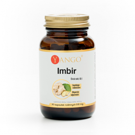 Imbir - ekstrakt - 90 kapsułek