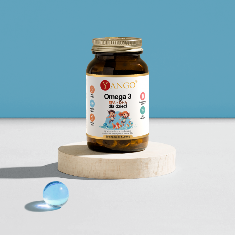 Omega 3 for children EPA + DHA - 60 capsules.