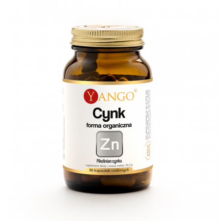 Cynk - forma organiczna - 90 kaps.