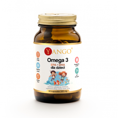 Omega 3 for children EPA + DHA - 60 capsules.