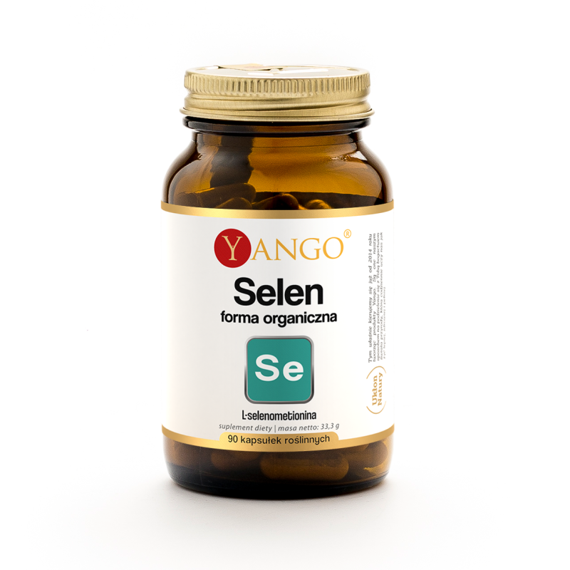 Selen forma organiczna - 90 kaps.