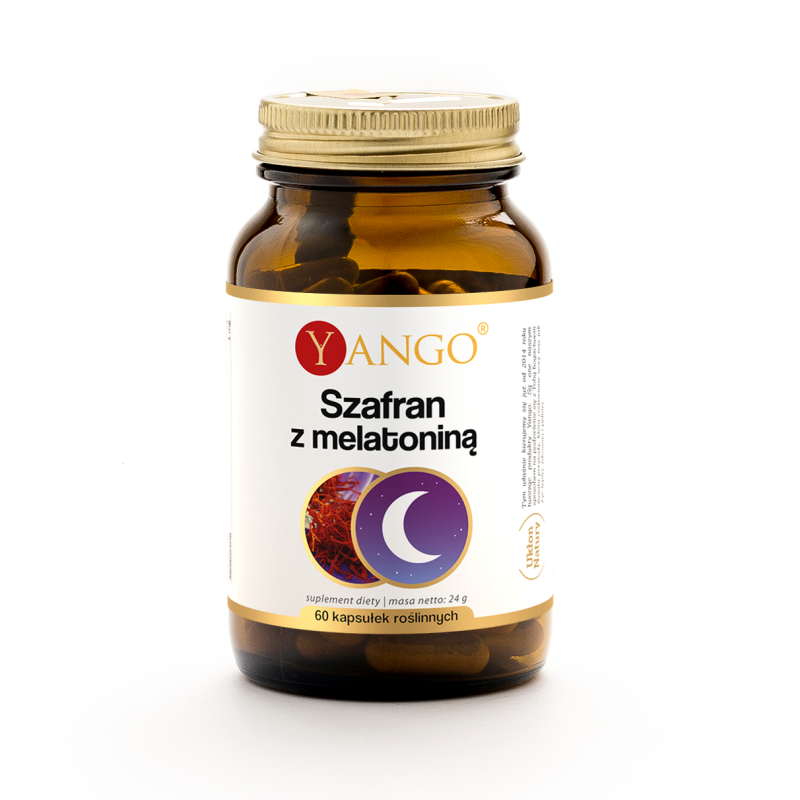 Szafran z melatoniną - 60 kaps.