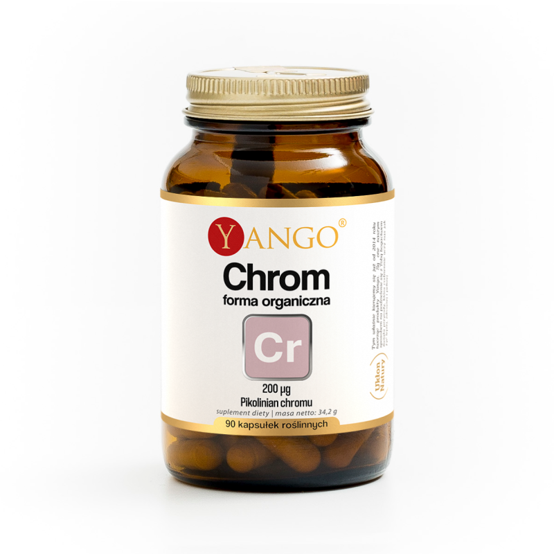 Chrom - forma organiczna - 90 kaps.