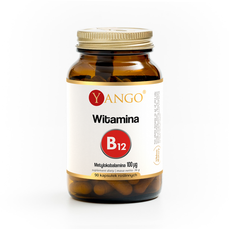 Witamina B12 - Metylokobalamina 100 µg - 90 kaps.