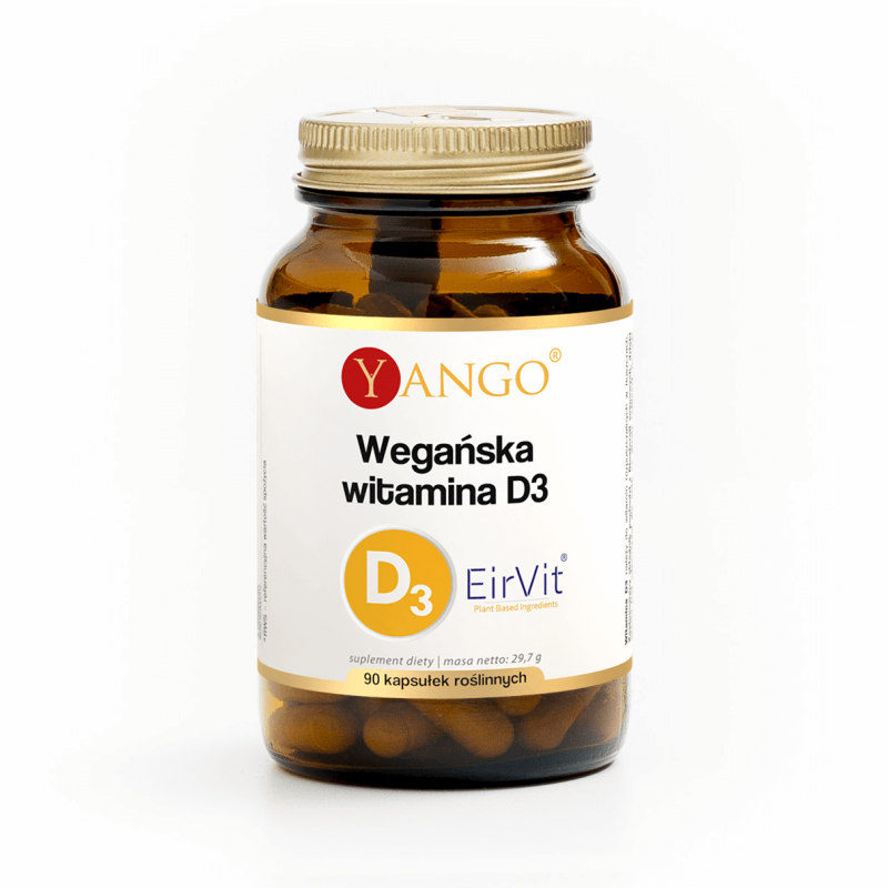 Wegańska witamina D3 — 90 kaps.