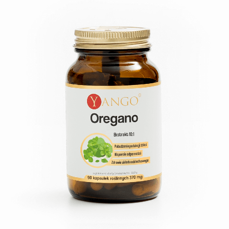 Oregano - ekstrakt 10:1 - 90 kaps. Oregano - ekstrakt 10:1 - 90 kaps.