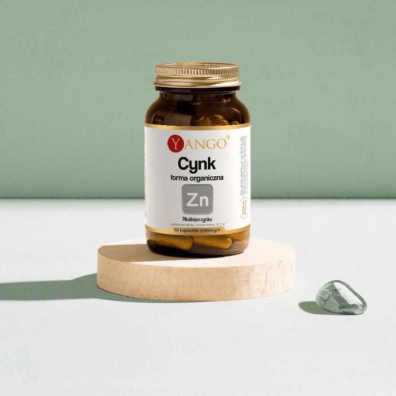 Cynk – forma organiczna – 90 kaps.