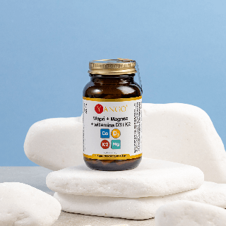 Yango - Wapń + Magnez + witamina D3 i K2 - 60 kaps.