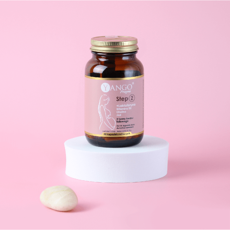 Yango Pregna Step 2 - Suplementy dla kobiet w ciąży i karmiących - 60 kapsułek - YANGO