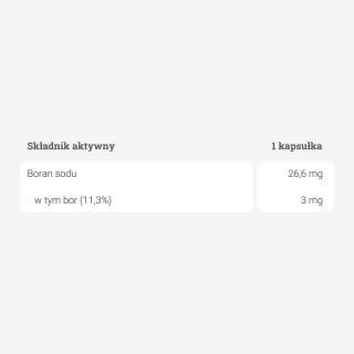 Bor – 90 kaps. Bor – 90 kaps.