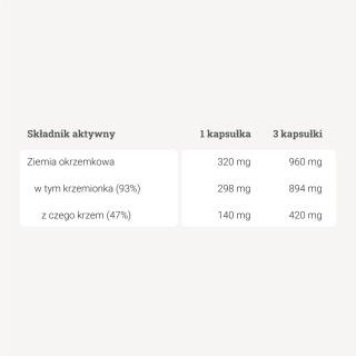 Diatomit – Okrzemki naturalne – 90 kaps. Diatomit – Okrzemki naturalne – 90 kaps.