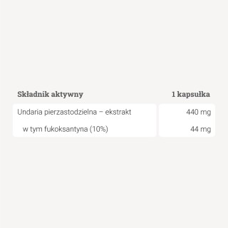 Fukoksantyna - 90 kaps.
