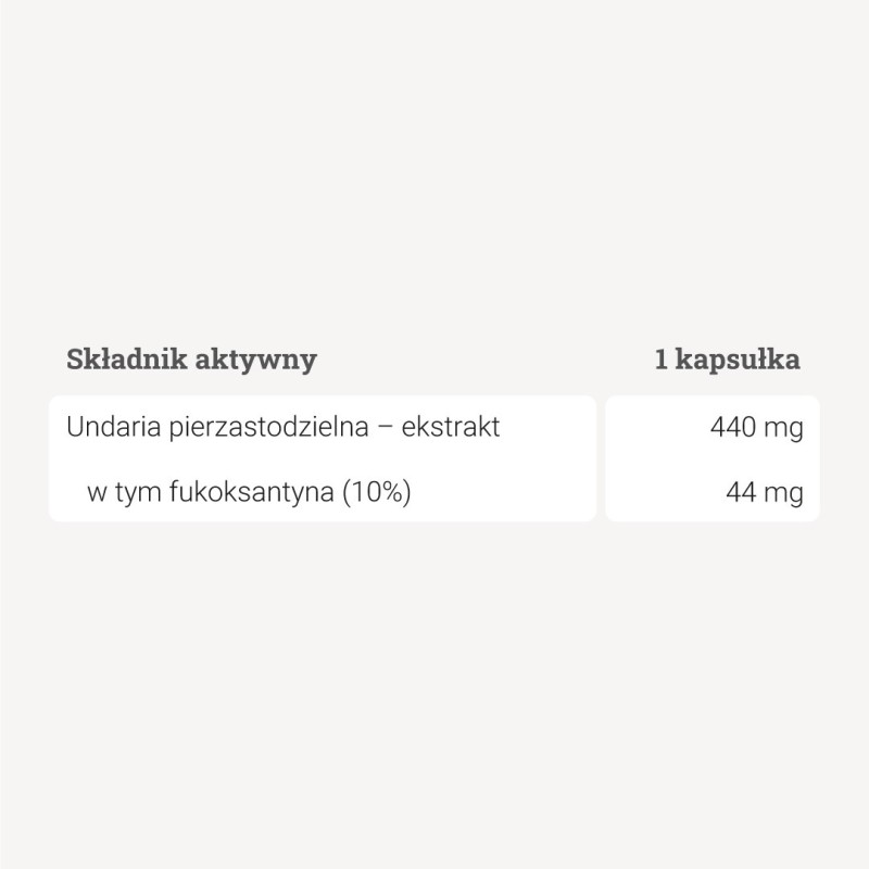 Fukoksantyna - 90 kaps.