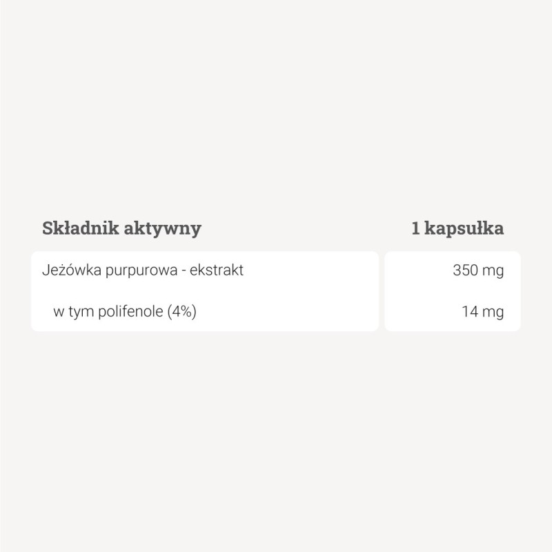 Jeżówka purpurowa (Echinacea) – 60 kaps. Jeżówka purpurowa (Echinacea) – 60 kaps.