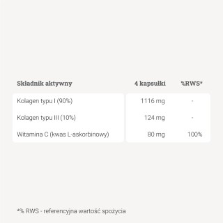 Kolagen Aktywne Peptydy™ - 90 kaps. Kolagen Aktywne Peptydy™ - 90 kaps.