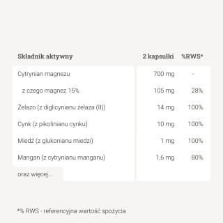 Kompleks minerałów – 90 kaps.