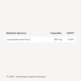Liposomalna witamina C – 60 kaps.