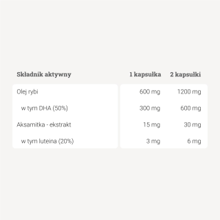 Luteina + DHA - 60 kaps.