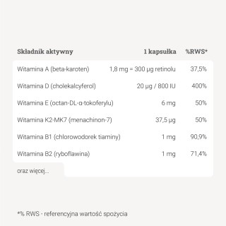 Multiwitamina dla nastolatków – 90 kaps.