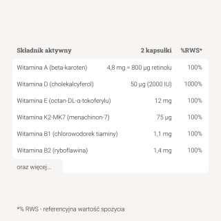 Multiwitamina dla kobiet — 90 kaps.