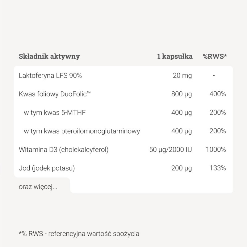 Yango Pregna Step 2 - Suplementy dla kobiet w ciąży i karmiących - 60 kapsułek - YANGO