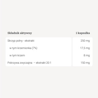 Skrzyp i pokrzywa - 90 kaps. Skrzyp i pokrzywa - 90 kaps.