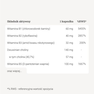 Witamina B kompleks – 90 kaps.