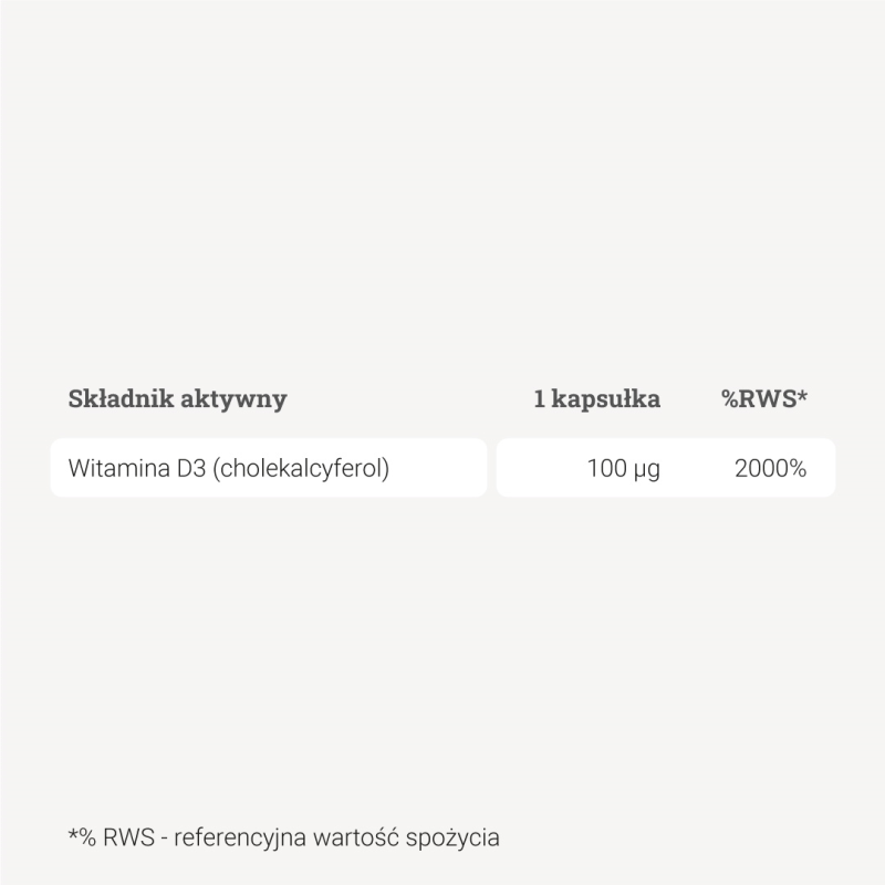 Witamina D3 4000 IU – 90 kaps. Witamina D3 4000 IU – 90 kaps.