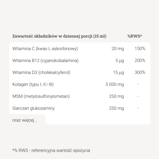 Kolagen na stawy – 500 ml