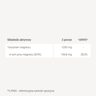Taurynian magnezu - 50g