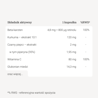 Zdrowa Opalenizna – 50 kaps.