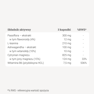 Na obniżenie kortyzolu – 90 kaps.