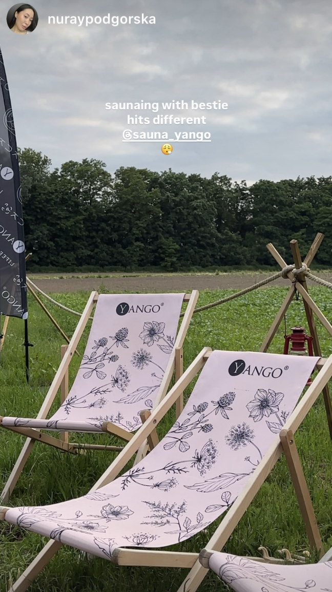 Leżaki pod Sauną YANGO