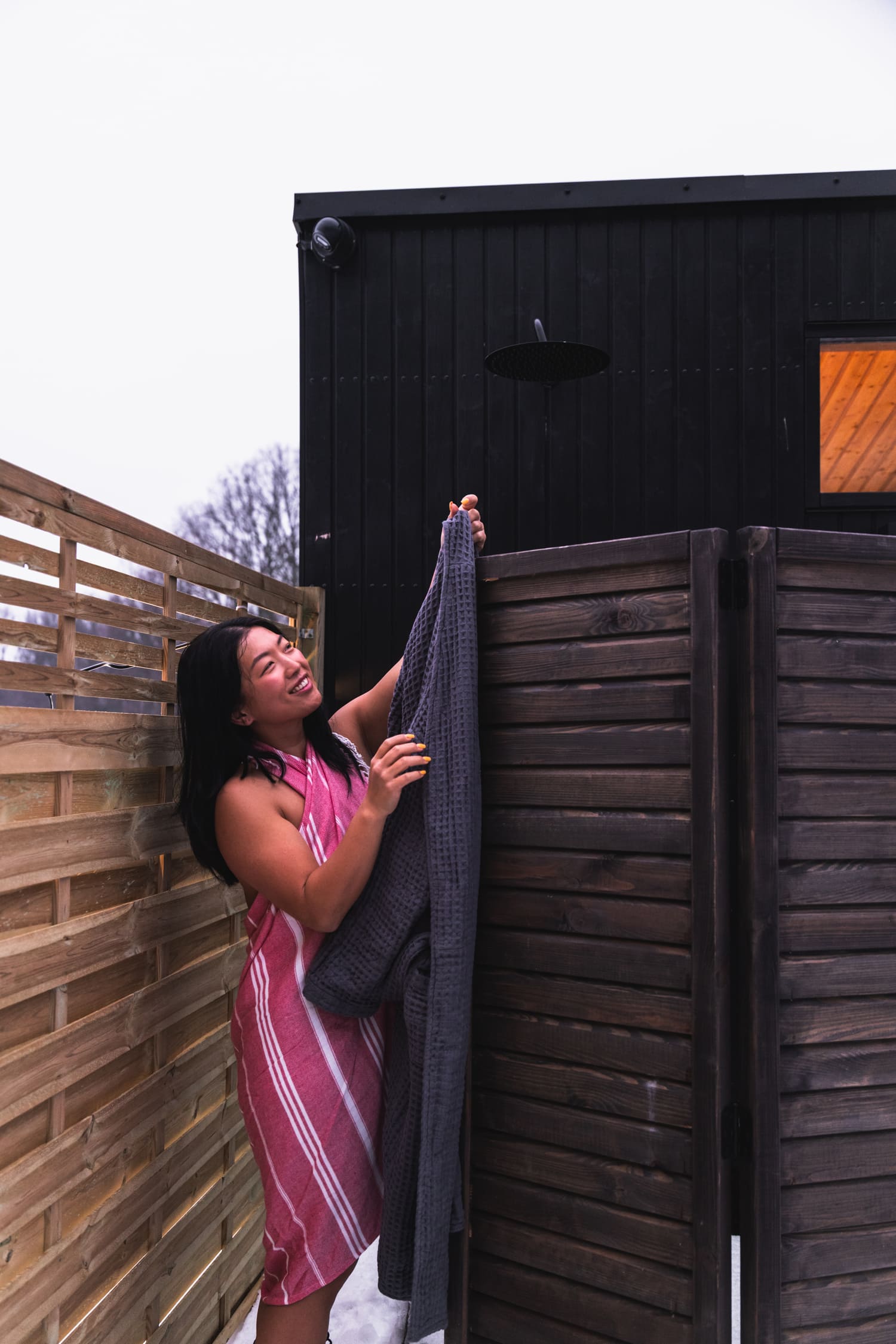 Kobieta w strefie wellness YANGO